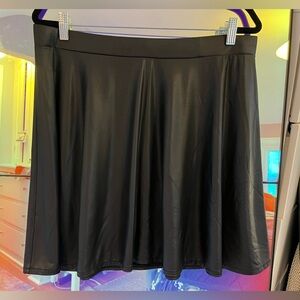 Like-New Vegan Leather Skirt